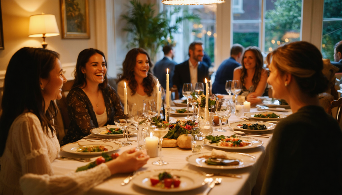 découvrez pourquoi organiser un dîner convivial avec 10 amis peut être plus énergivore qu'une soirée d'affaires avec 100 inconnus, et apprenez à gérer ce défi social avec succès.