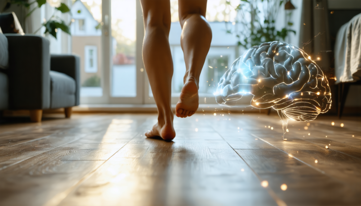 découvrez comment marcher pieds nus à la maison peut stimuler un circuit cérébral de reconnexion, selon les spécialistes, pour améliorer votre bien-être et votre santé mentale.