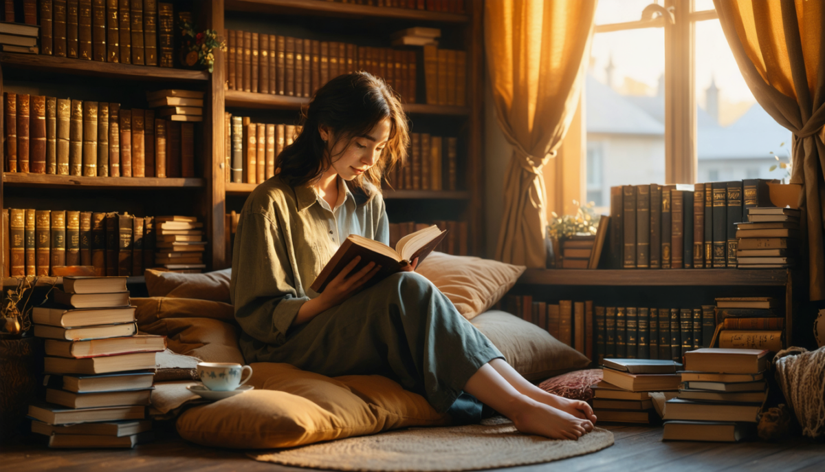découvrez pourquoi certaines personnes gardent précieusement leurs livres, un véritable refuge émotionnel offrant confort et souvenirs intimes.