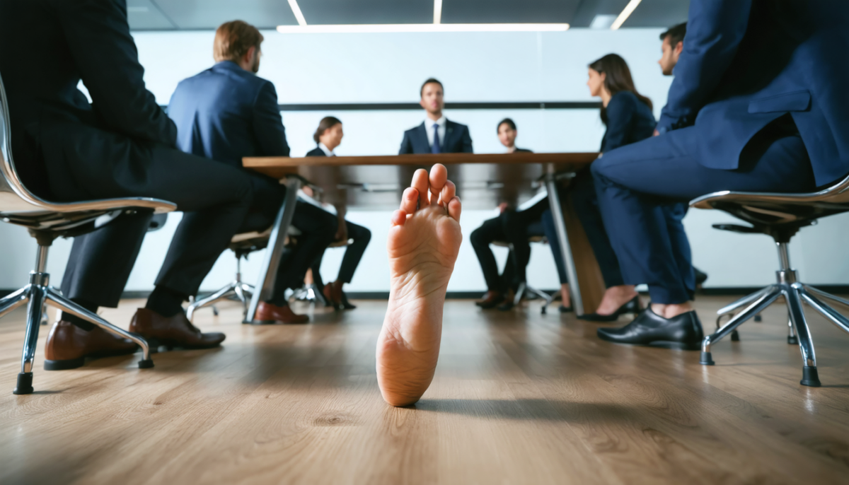 découvrez comment taper du pied sous la table lors d'une réunion peut aider à libérer les tensions invisibles, améliorer la concentration et favoriser un climat plus serein.